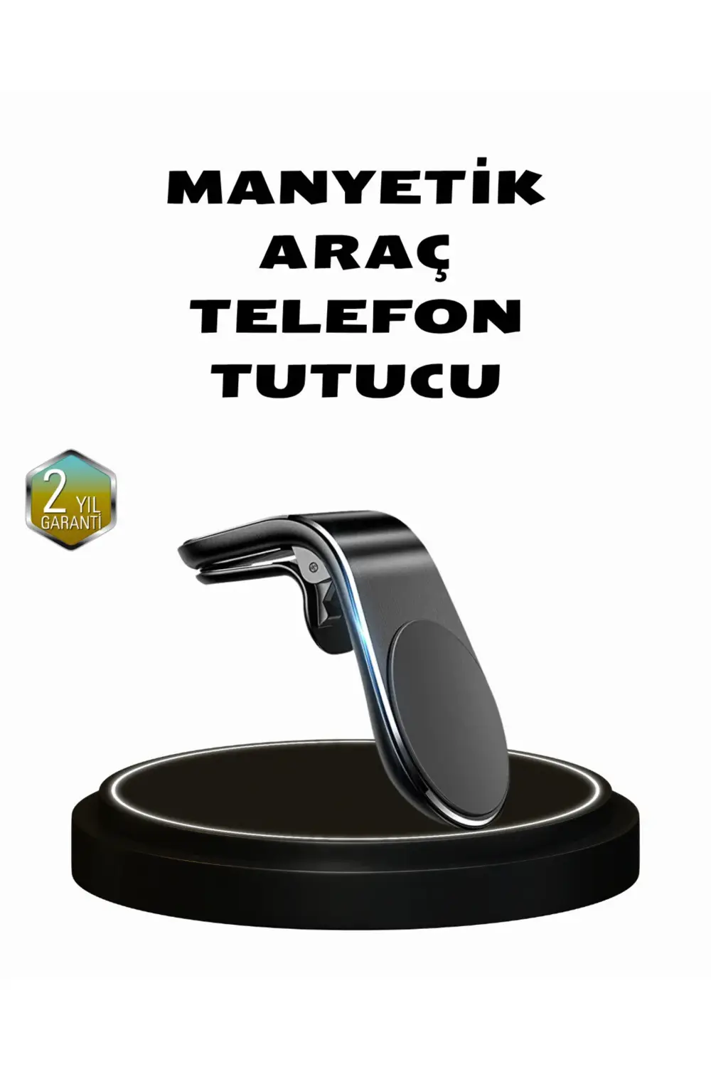 360° Dönebilen Manyetik Araç Telefon Tutucu Sarsıntısız ve Şık Ta