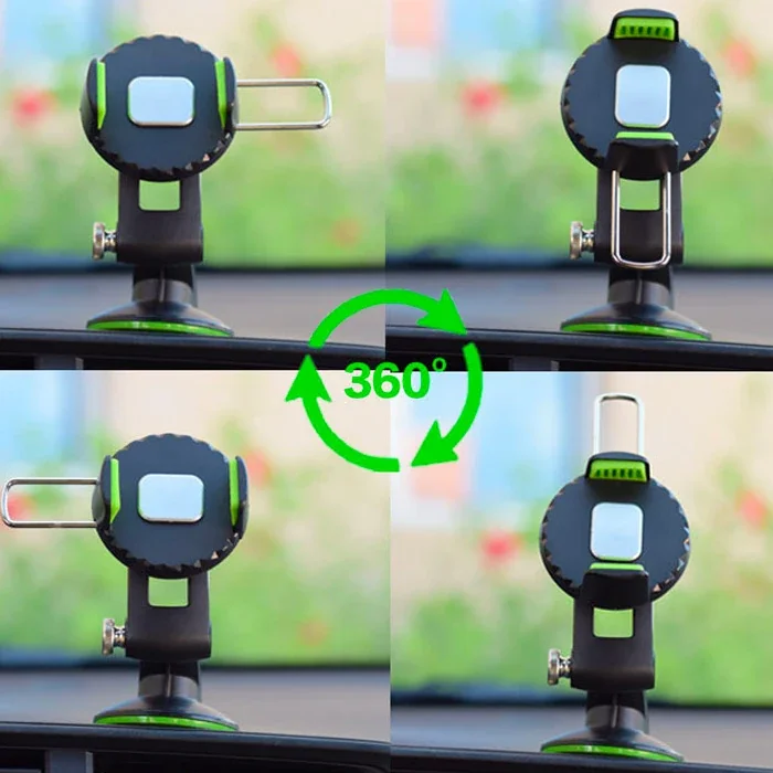 360° Dönebilen Torpido Üstü Vakumlu Telefon Tutucu - Güçlü Vantuzlu