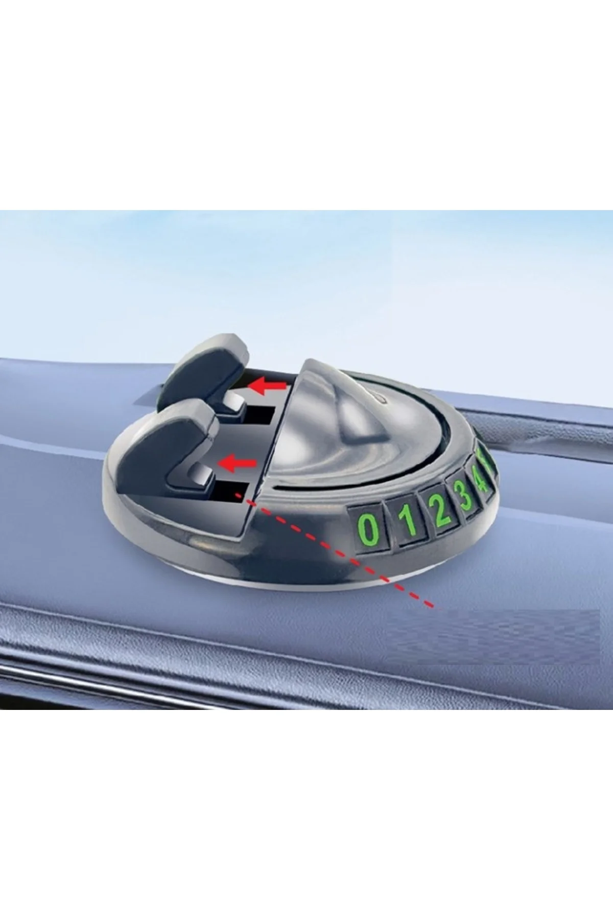 360° Dönebilen Yapışkanlı Numaratörlü Araç Telefon Tutucu 360° Dönebilen Yapışkanlı Numaratörlü Araç Telefon Tutucu - Görsel 2