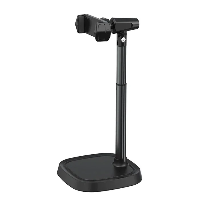 360° Dönebilen Yükseklik Ayarlı Masa Üstü Telefon Tutucu -Vlog & Toplantı Uyumlu