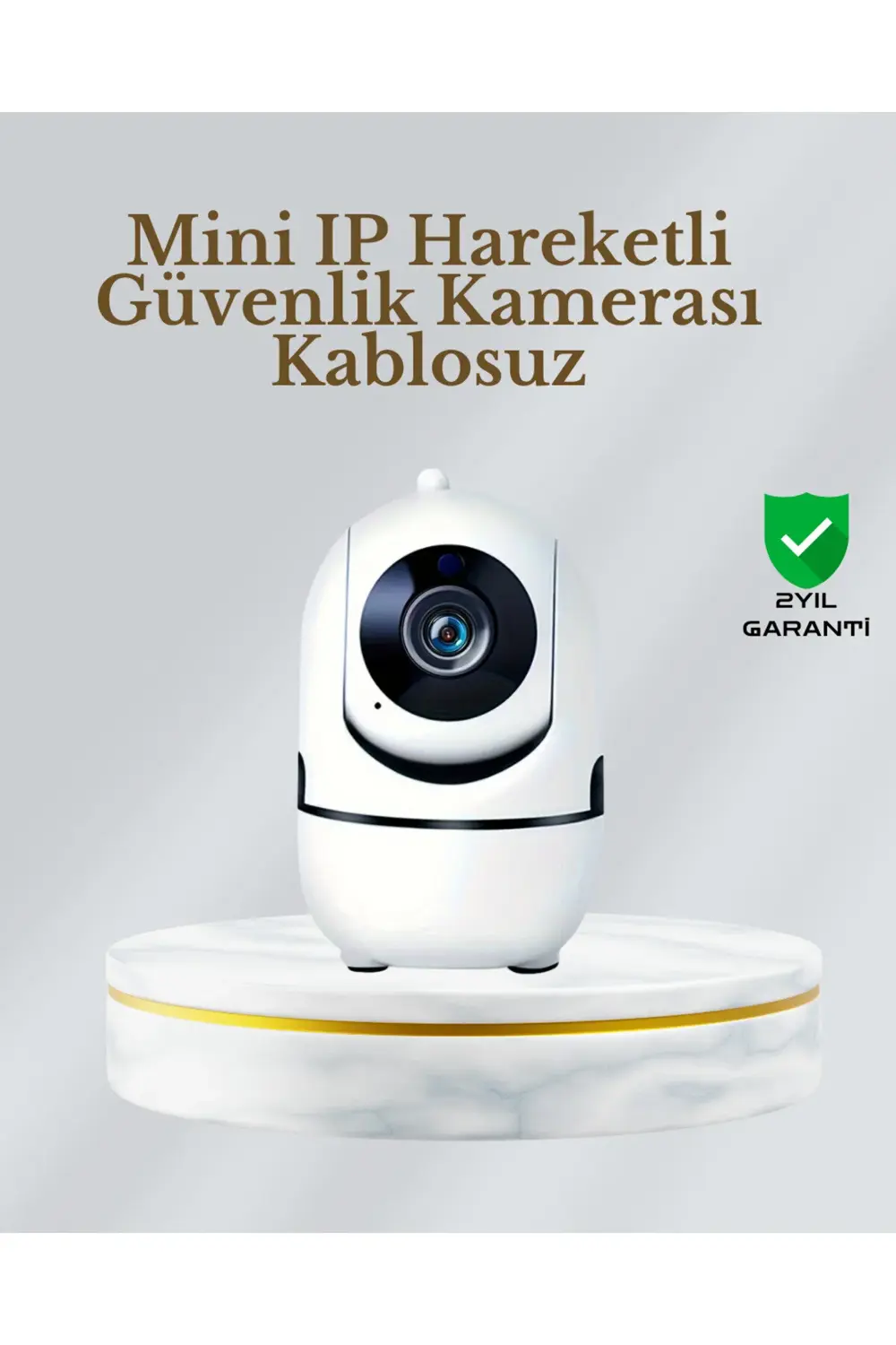 360° Dönen Akıllı WiFi Kamera – Uzaktan Kontrol ve İki Yönlü Ses