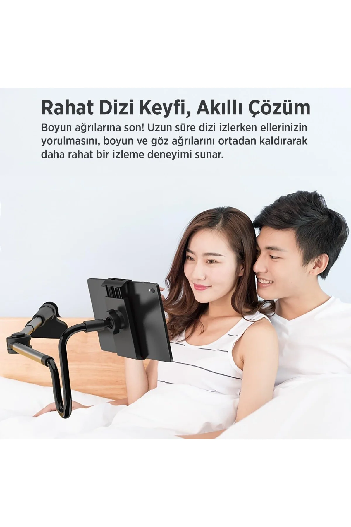 360° Dönen Uzun Kollu Ayarlanabilir Tablet ve Telefon Tutucu Stan 360° Dönen Uzun Kollu Ayarlanabilir Tablet ve Telefon Tutucu Stan