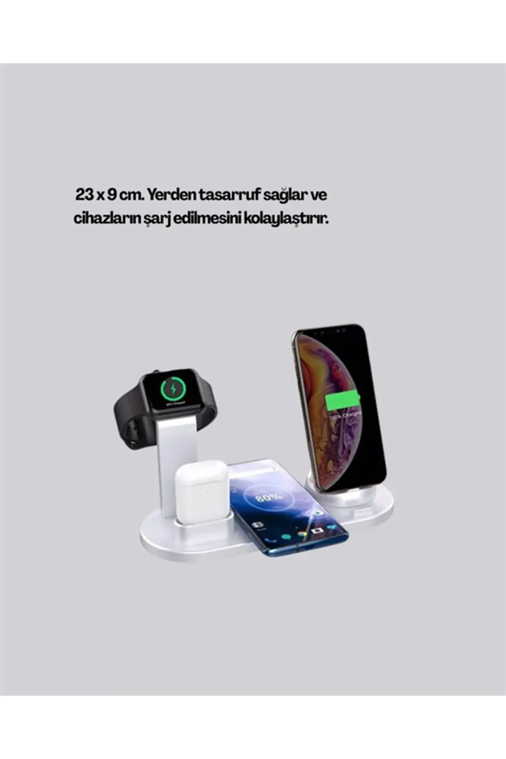 360° Döner Bağlantı Noktalı Kaymaz Taban – Akıllı Şarj Teknolojis