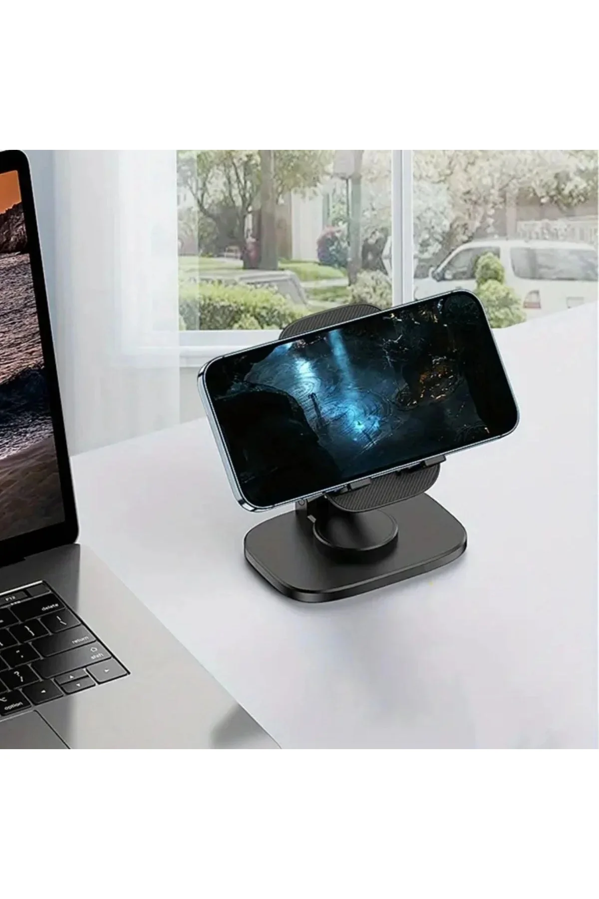 360 Döner Masaüstü Mobil Telefon Tutucu Standı 360 Döner Masaüstü Mobil Telefon Tutucu Standı