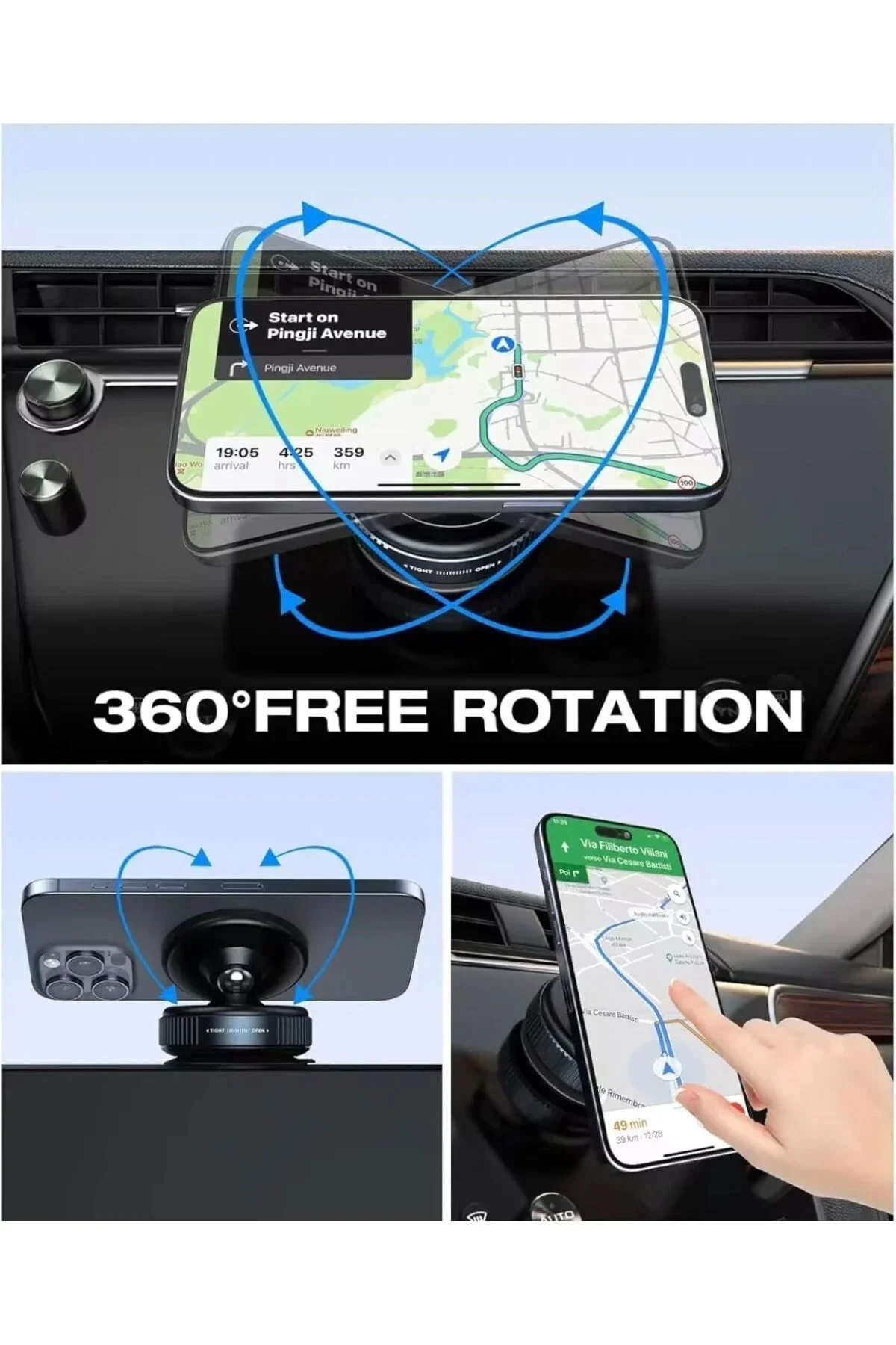? 360° Döner Vakumlu Manyetik Telefon Tutucu – Ultra Güçlü Tutuş, Şık Tasarım ? 360° Döner Vakumlu Manyetik Telefon Tutucu – Ultra Güçlü Tutuş, Şık Tasarım