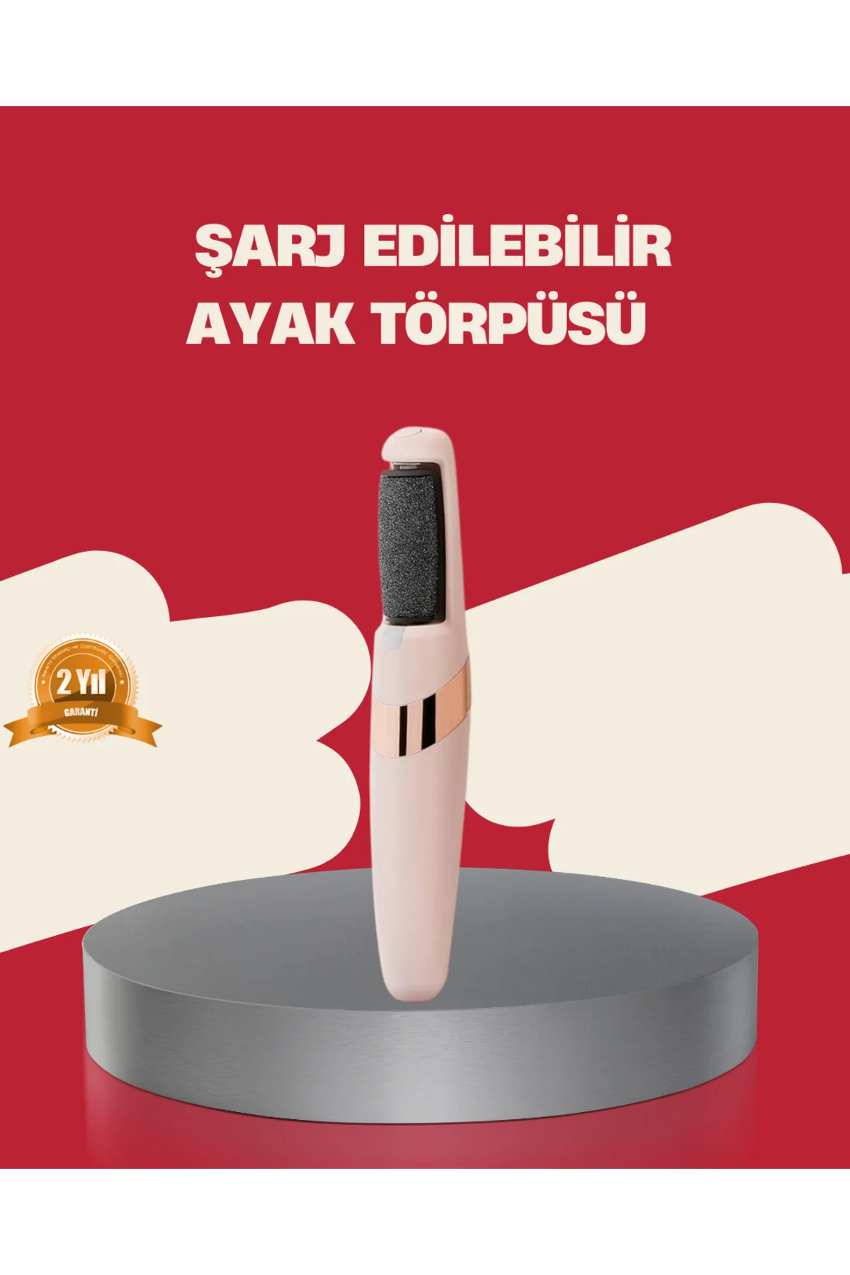 360° Etkili Elektrikli Ayak Bakım Aleti Nasır Giderici