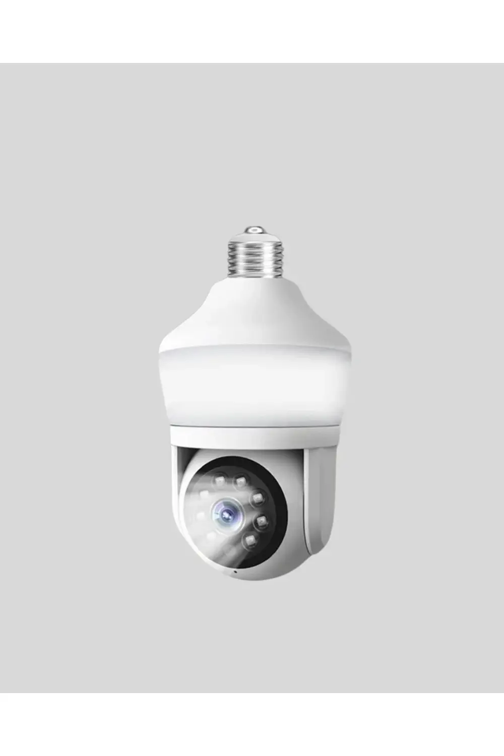 360° Full HD Wi-Fi Akıllı Ampül Kamera Gece Görüşlü