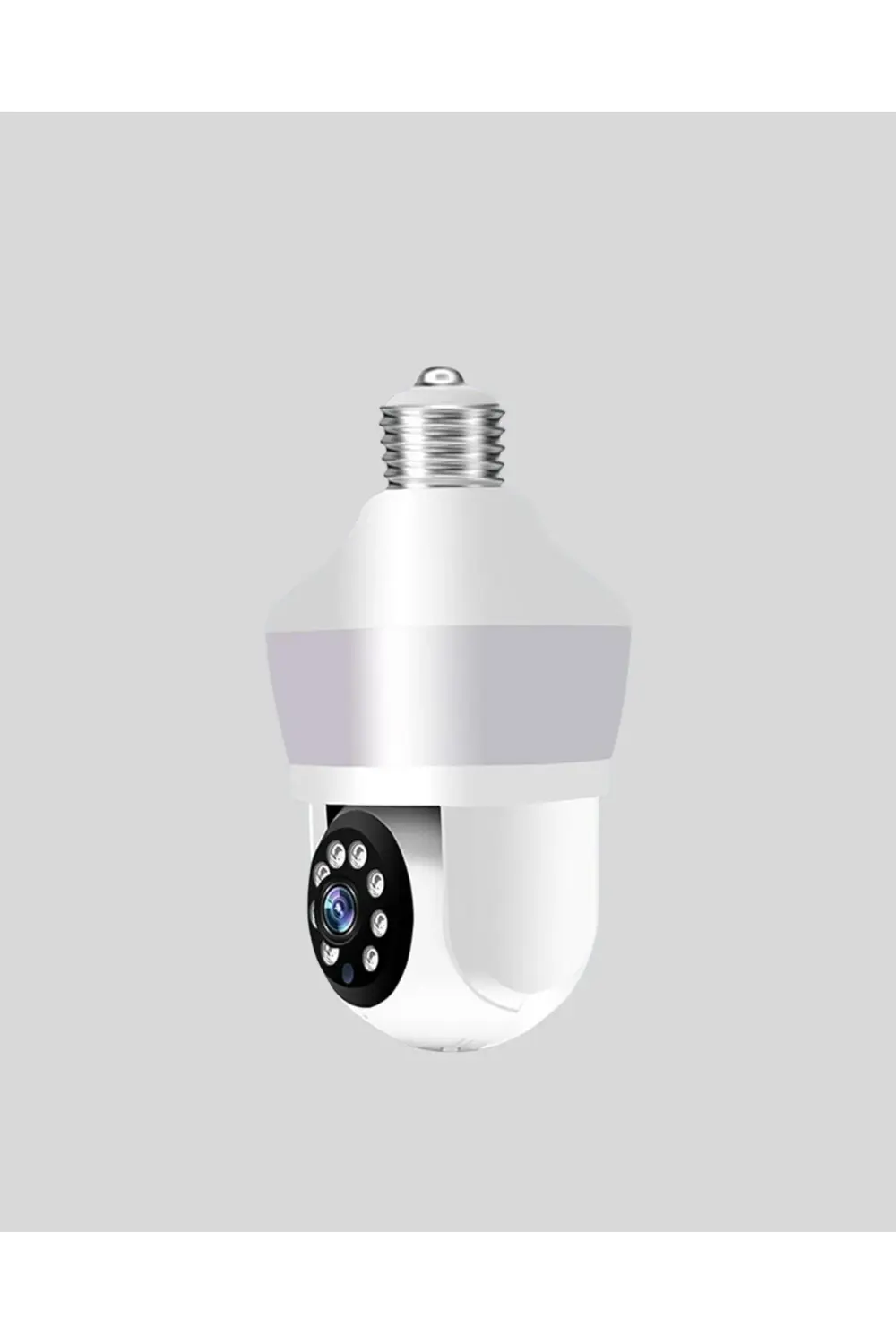 360° Full HD Wi-Fi Akıllı Ampül Kamera Gece Görüşlü