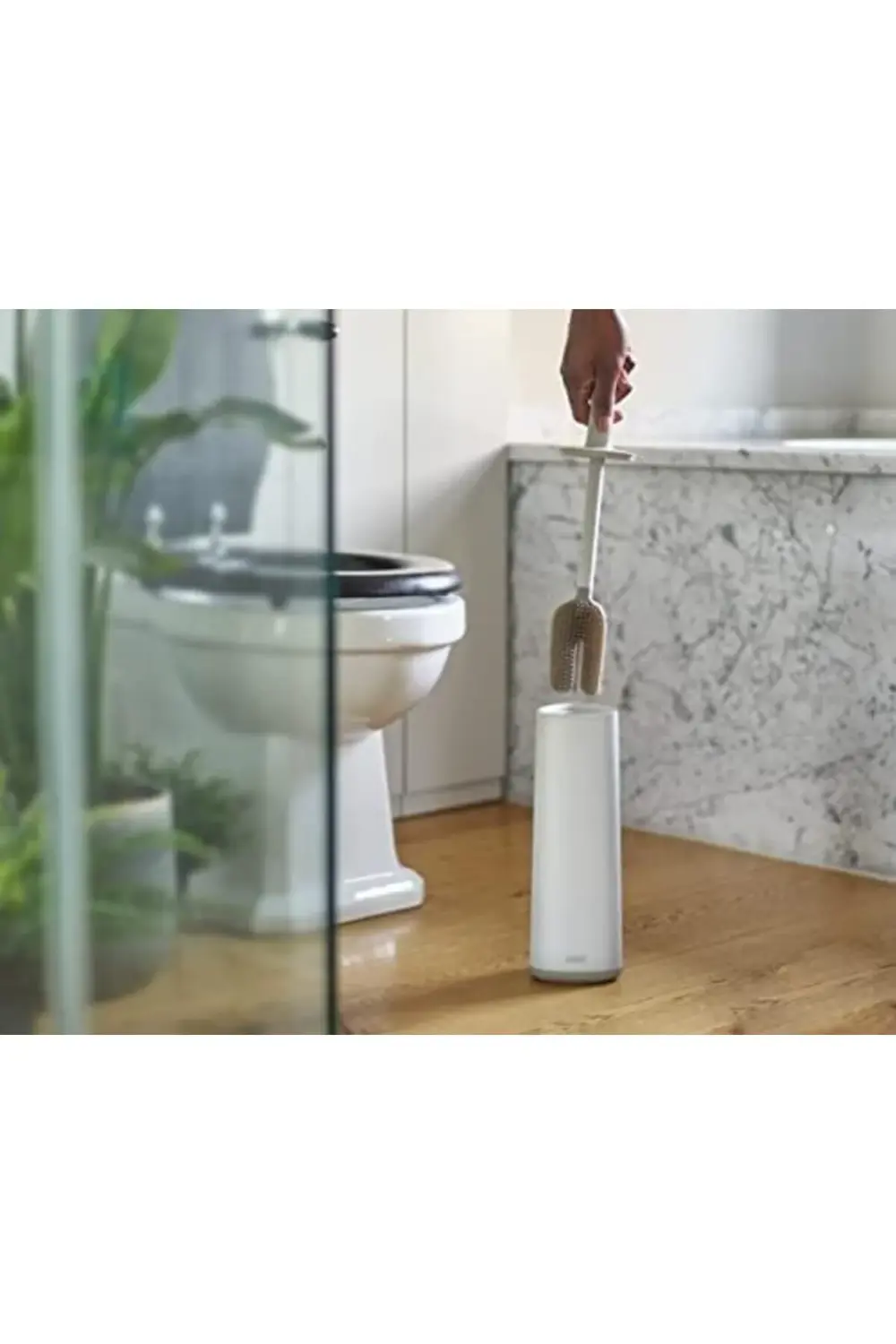 360- Gelişmiş tuvalet fırçası ve saklama tutucu seti, damlatmaz,