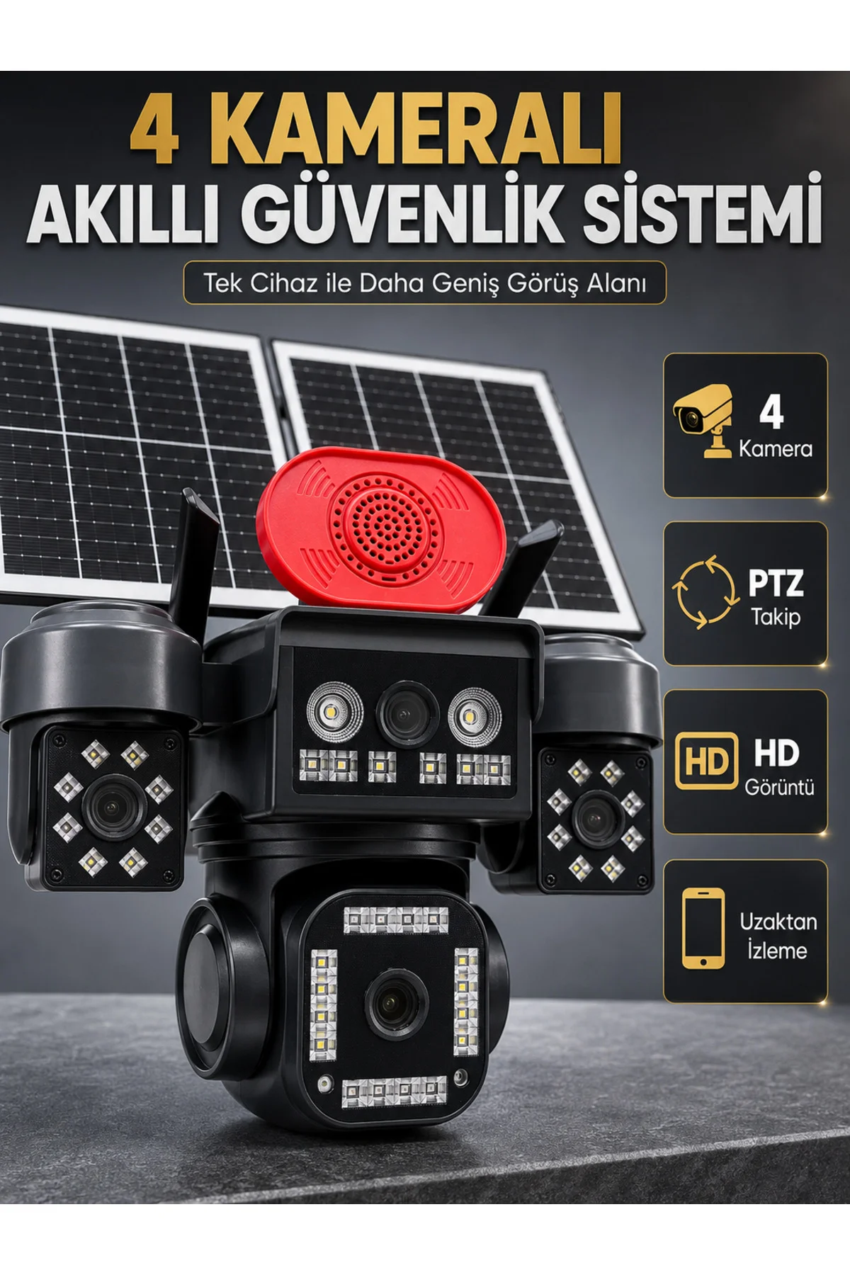 360° Hareket Kabiliyetine Sahip Motorlu PTZ Kamera ile Akıllı Takip ve Geniş Görüş Deneyimi 360° Hareket Kabiliyetine Sahip Motorlu PTZ Kamera ile Akıllı Takip ve Geniş Görüş Deneyimi
