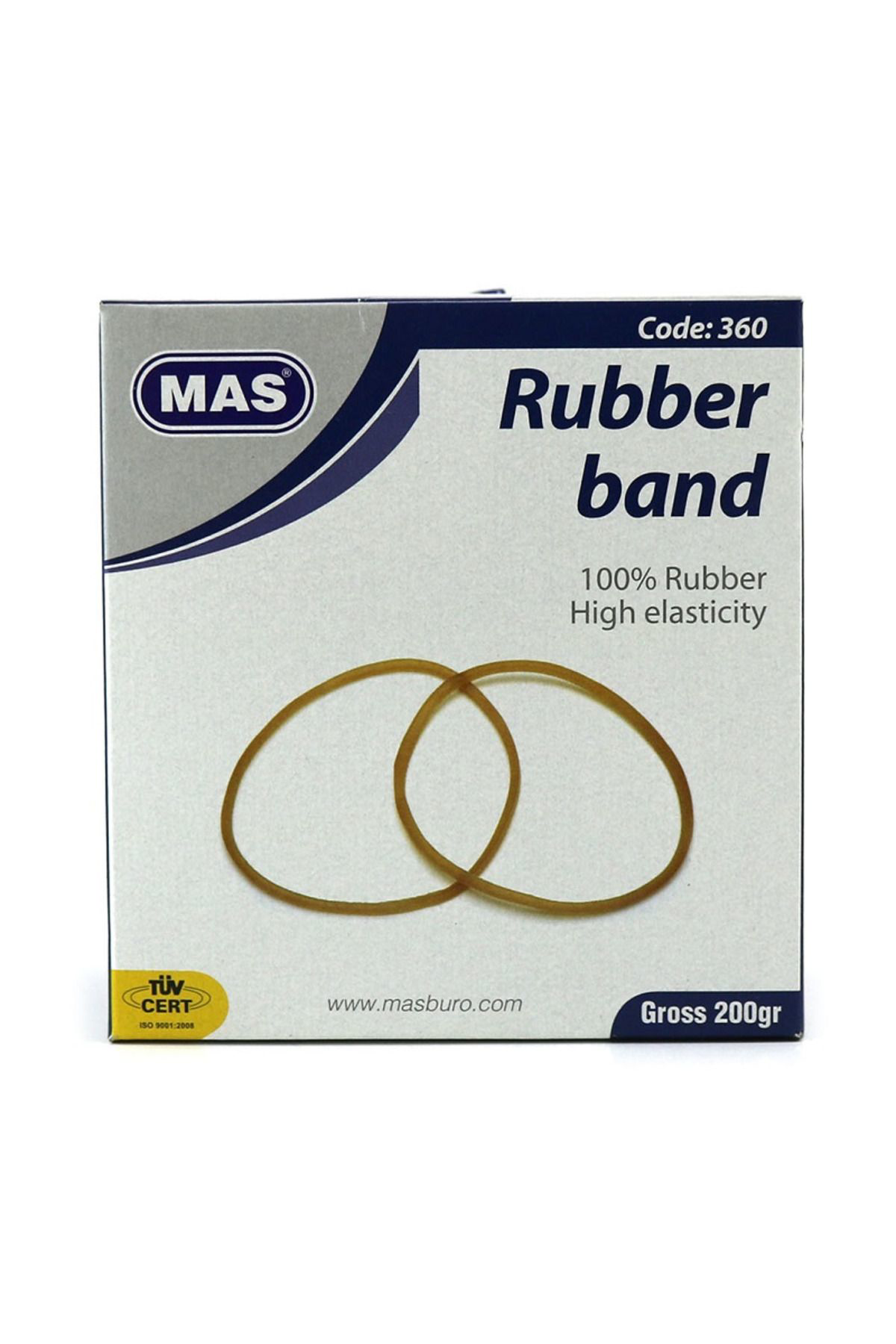 Mas 360 Kauçuk Lastik 200 Gr.Kutu