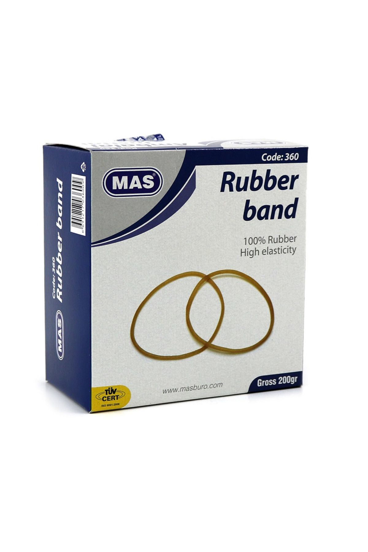 Mas 360 Kauçuk Lastik 200 Gr.Kutu