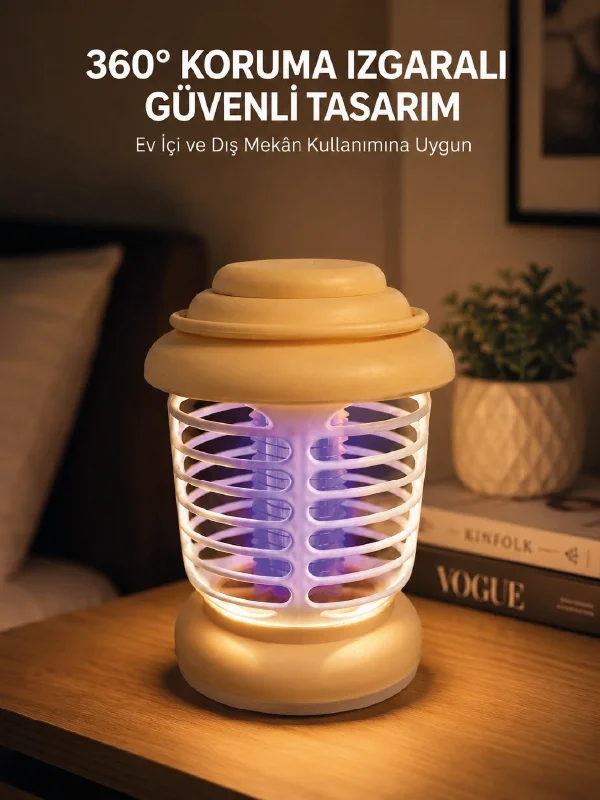360° Koruma Izgaralı LED Sinek Kovucu Aydınlatma Lambası 360° Koruma Izgaralı LED Sinek Kovucu Aydınlatma Lambası