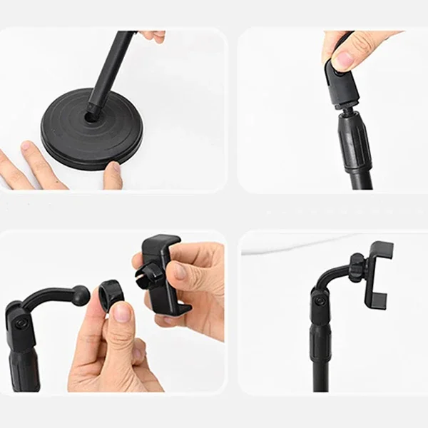 360° Masaüstü Tablet Standı - Ayarlanabilir Yükseklikli Portatif Tutucu