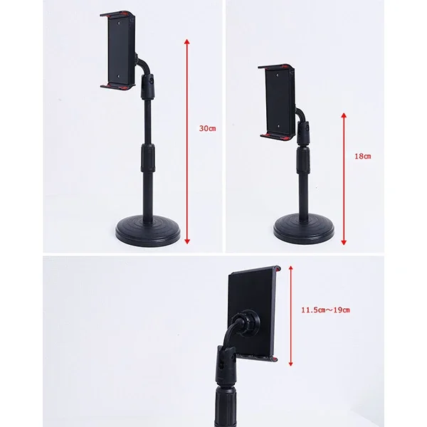 360° Masaüstü Tablet Standı - Ayarlanabilir Yükseklikli Portatif Tutucu