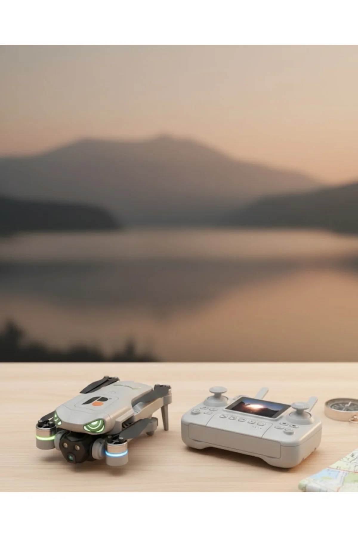 360° Takla ve Çift Kamera Özellikli Hobi Drone