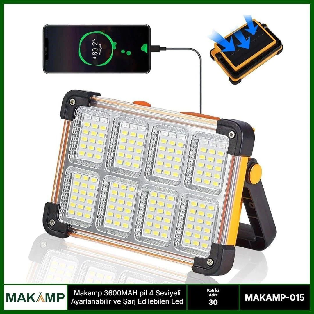 3600mAh Pil 4 Kademeli Solar LED - Bahçe ve Dış Mekan Aydınlatma Fiyatı, Yorumları ve Özellikleri