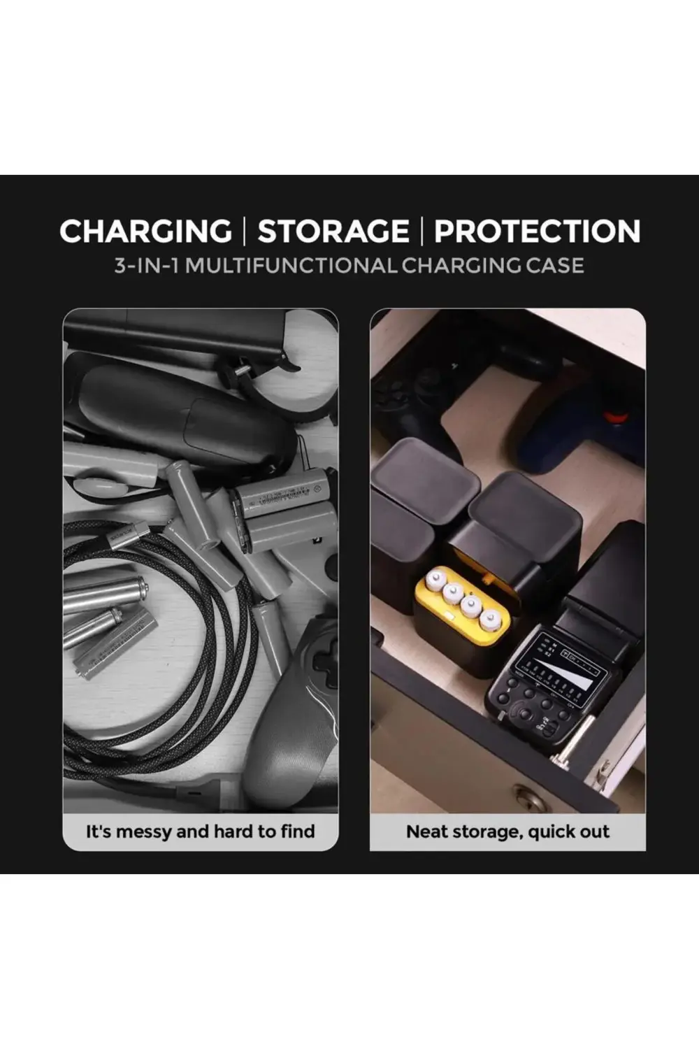 3600mWh AA Şarj Edilebilir Lityum Pil Seti (4’lü) Hızlı Şarj Ciha