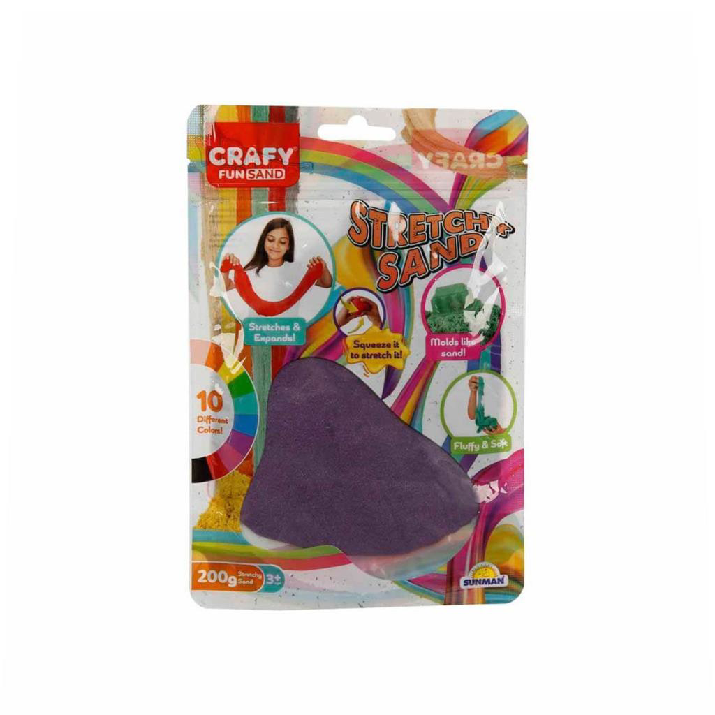 3603 Crafy Streç Oyun Kumu Mor 200 g - 3603 Crafy Streç Oyun Kumu Mor 200 g -
