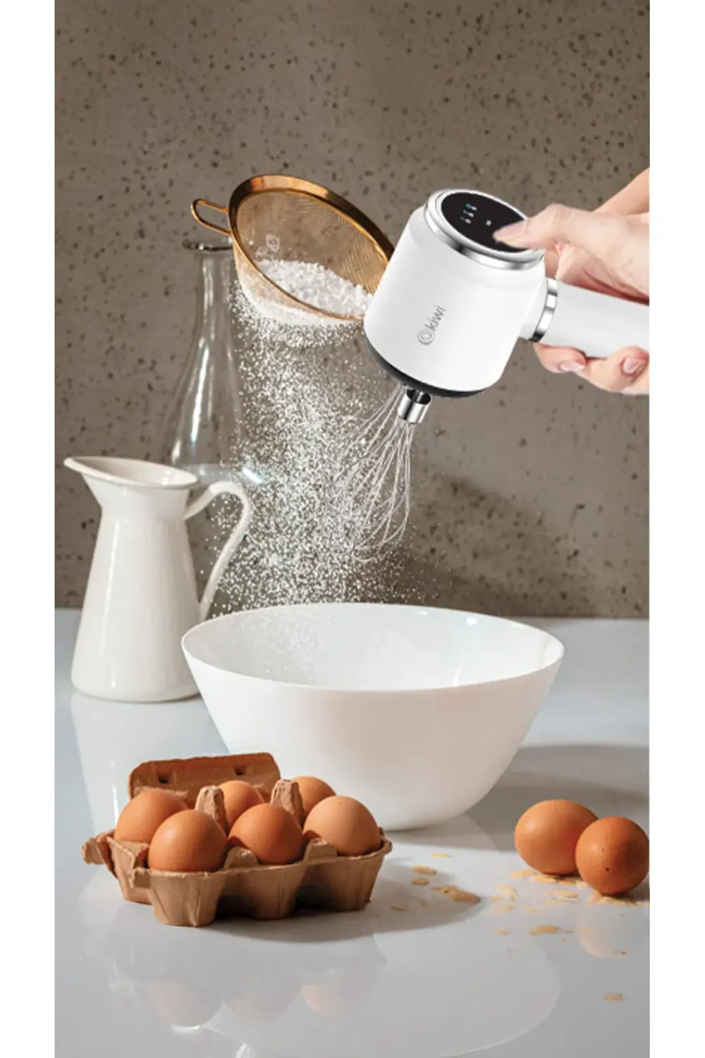 3612 3 Hız Kademeli Şarjlı El Mikseri