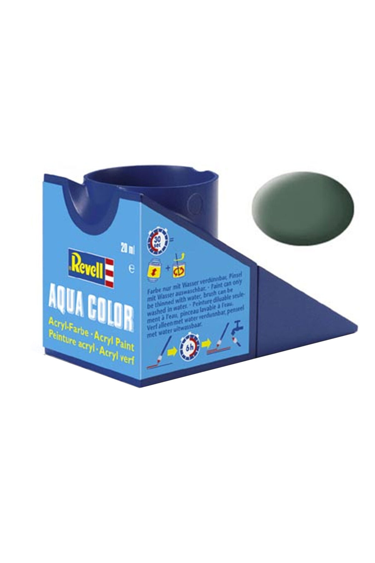 36167 Greenish Grey Mat 18 Ml Su Bazlı Maket Boyası