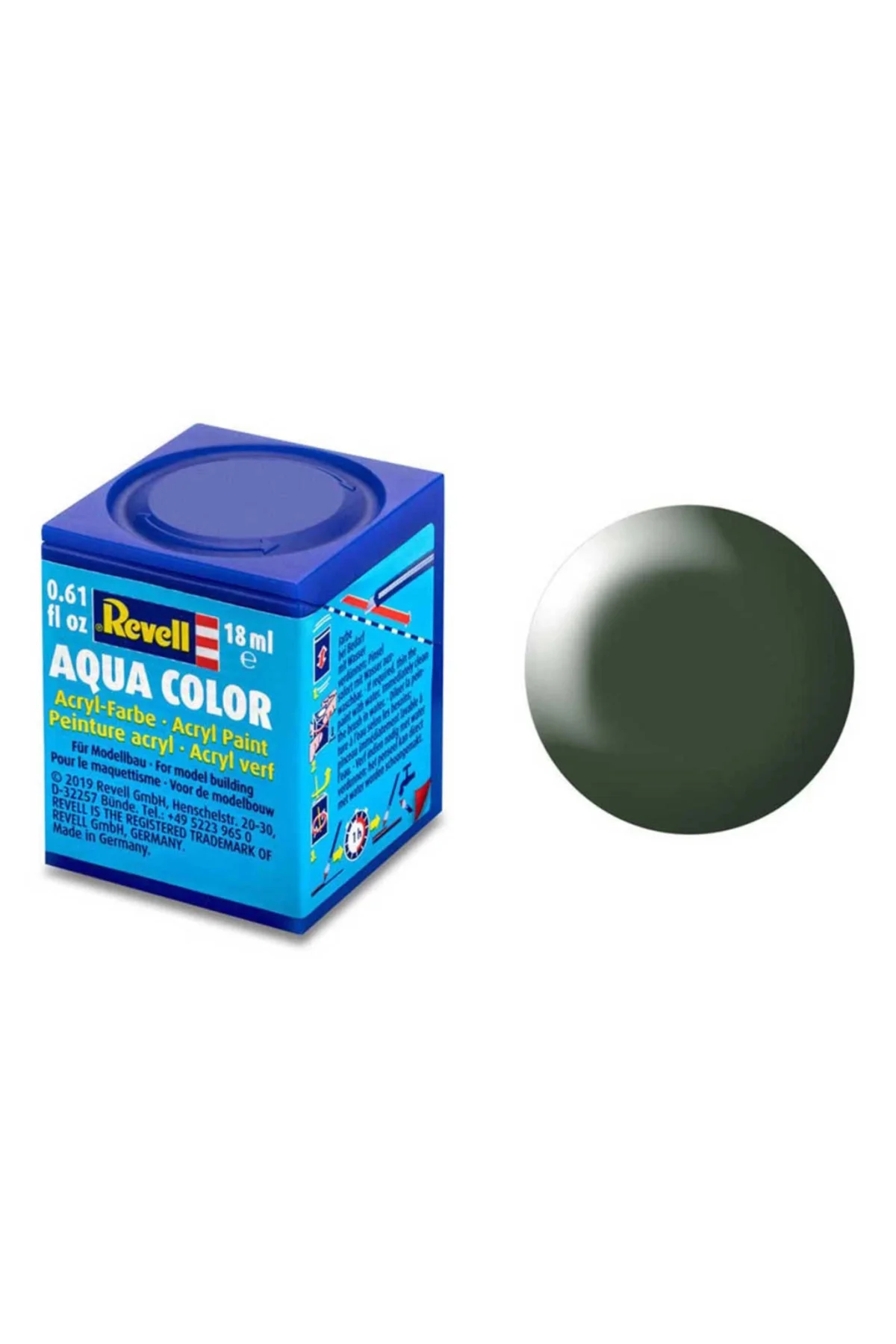 363 - Aqua Color Dark Green - Silk Boya - 18 ml