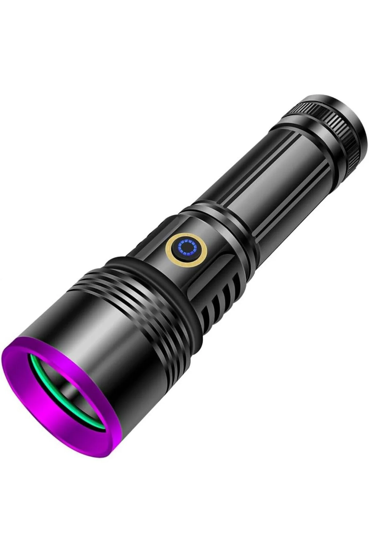 365nm LED UV El Feneri 20W Güç | 3000mAh Şarjlı Alüminyum Gövde P