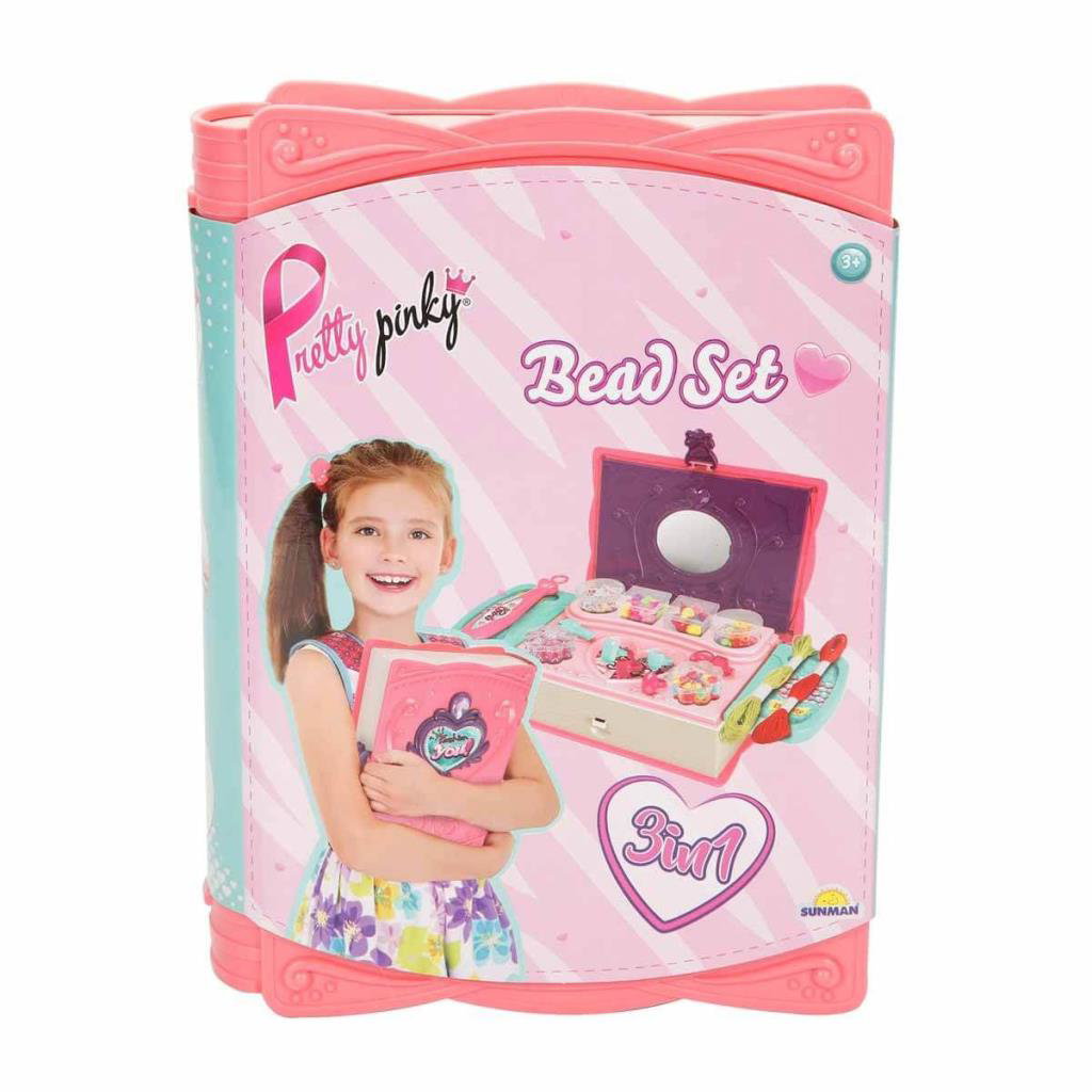 3662 Pretty Pinky 3'ü 1 Arada Boncuk Yapım Seti -Sunman 3662 Pretty Pinky 3'ü 1 Arada Boncuk Yapım Seti -Sunman