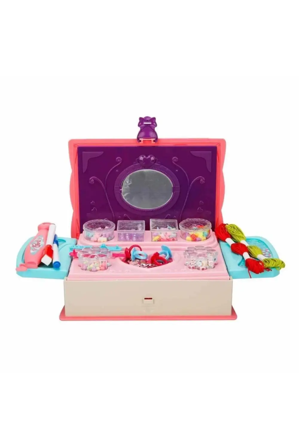 3662 Pretty Pinky 3'ü 1 Arada Boncuk Yapım Seti -Sunman