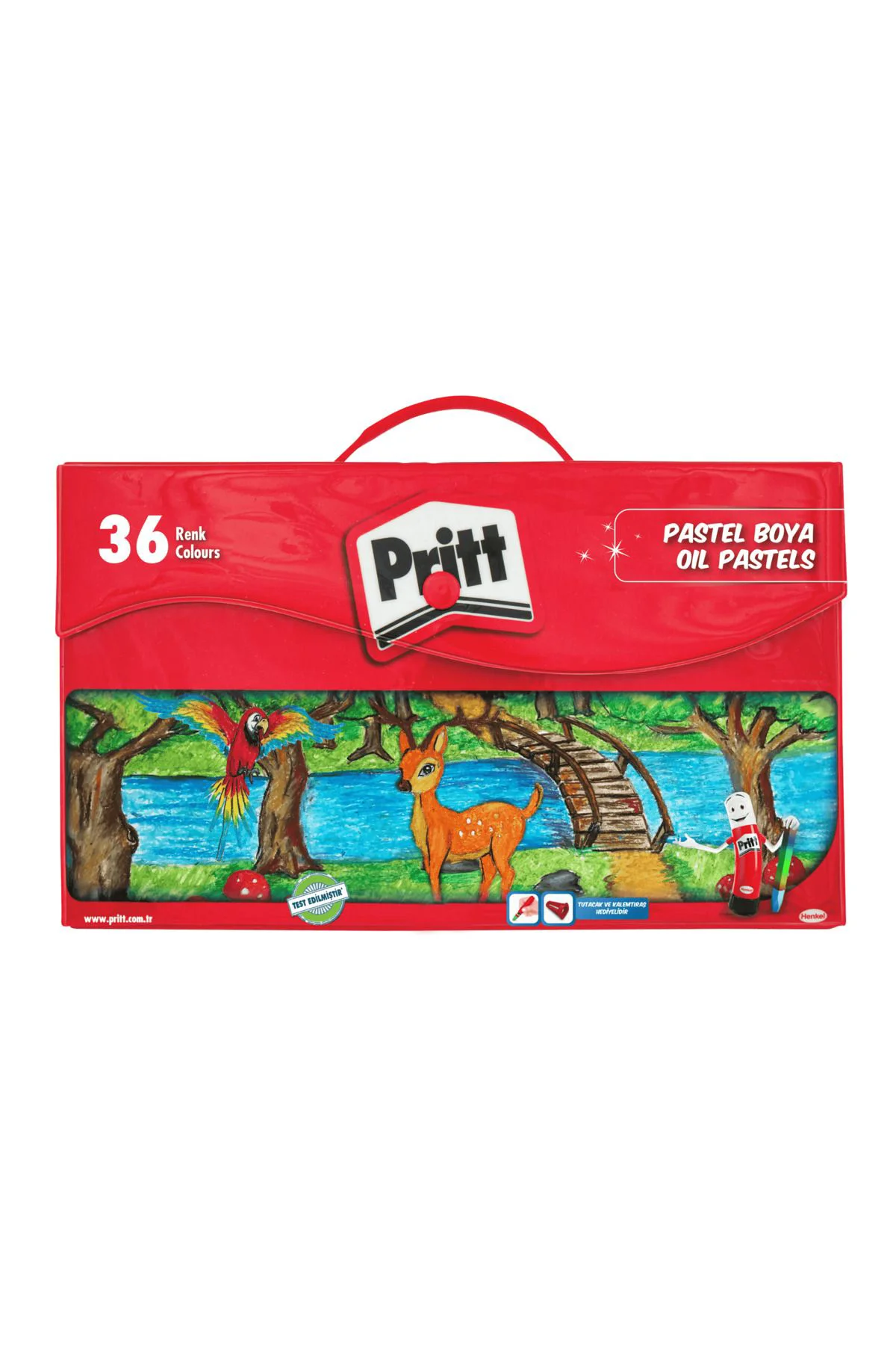 36’lı Pastel Boya - Çantalı Ambalaj