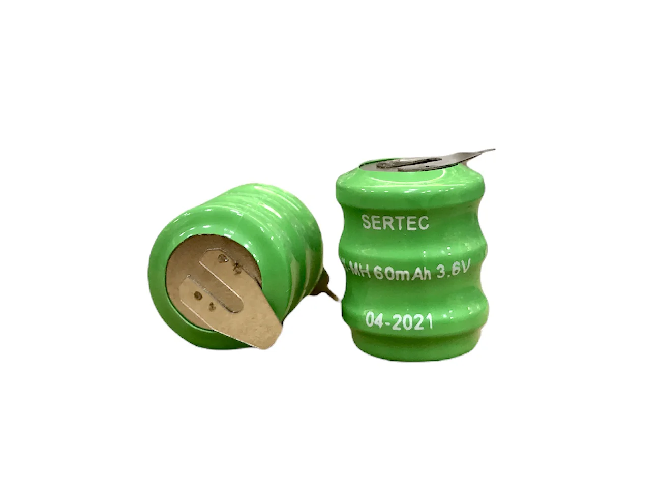 3.6V 3S1P 60 Mah 2 Pin NI-MH Buton Pil 3.6V 3S1P 60 Mah 2 Pin NI-MH Buton Pil