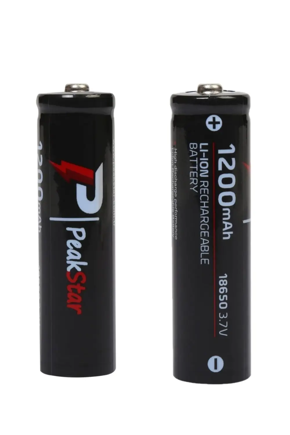 3.7 V 1200 Mah Şarj Edilebilir 18650 Turbo Model Li-ion Şarjlı Pi