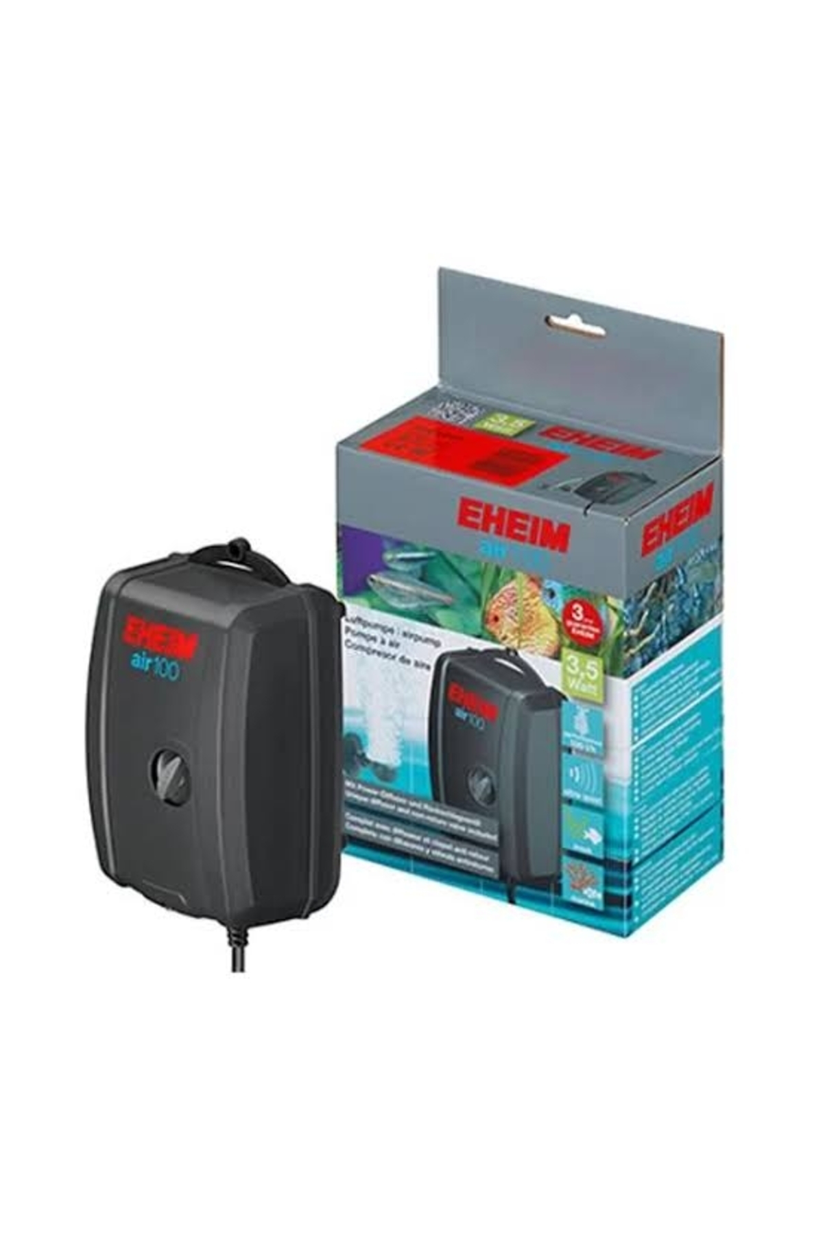 Eheim 3701 Tek Çıkışlı Akvaryum Hava Motoru,3.5W 100 Litre Akvaryumlar