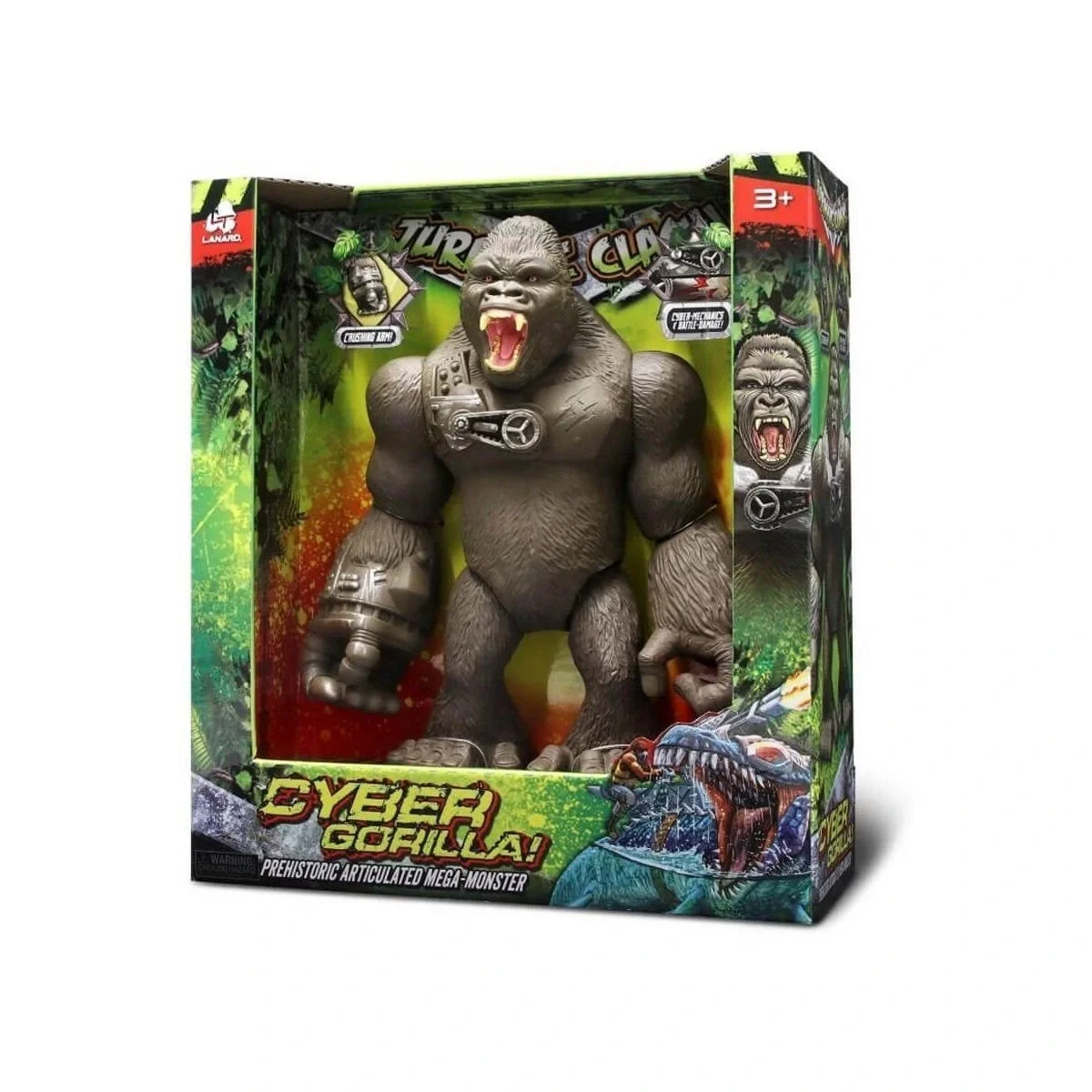 37108  Jurassic Clash  Canavar Siber Goril Figürü