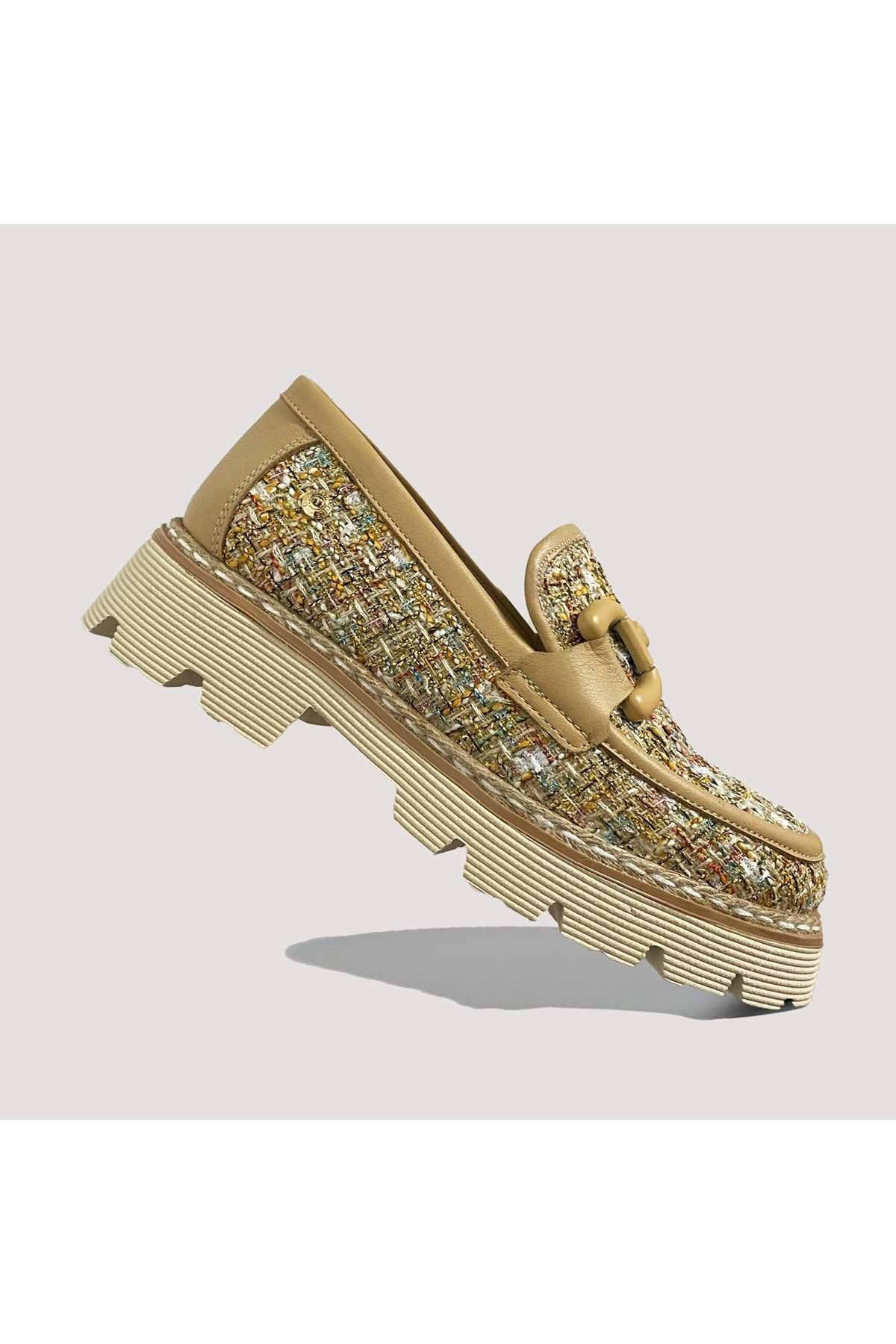 Mammamia 3770 Kadın Casual Ayakkabı - Karamel - 36