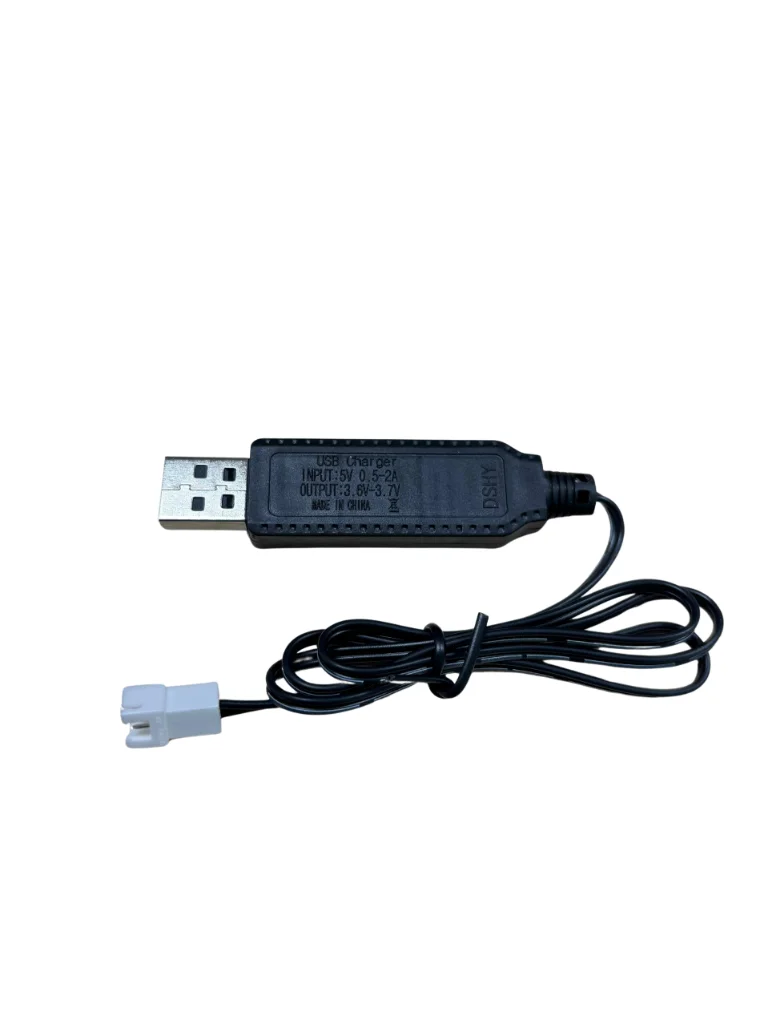 3.7V Li-ion SM-2P Soket Drone Bataryası USB Şarj Kablosu