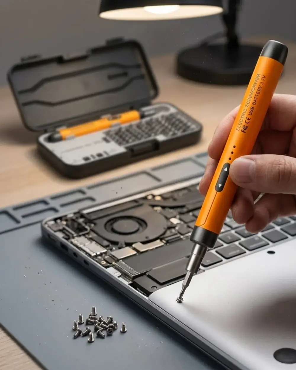 3.7V Li Pil Elektrikli Tornavida Seti 1100 Devir Hassas Onarım Al