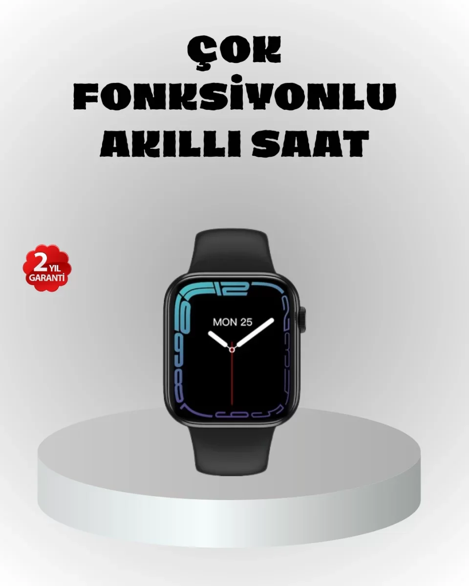 380mAh Bataryalı Akıllı Saat – Arama, Bildirim, AOD Ekran ve Uzun