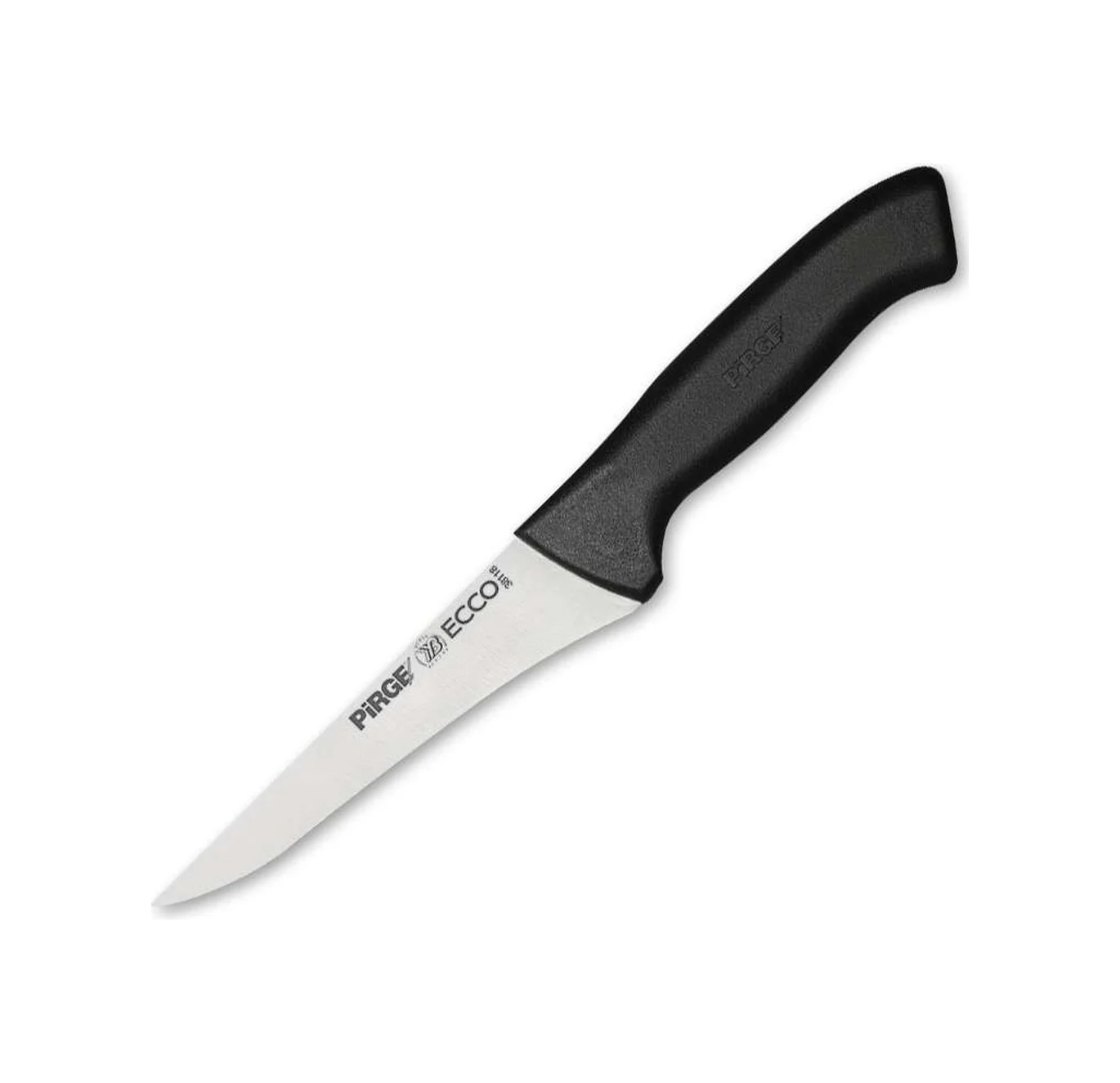 38118 Ecco Kasap Et, Kemik Sıyırma Bıçağı 14,5 Cm - Siyah Diğer