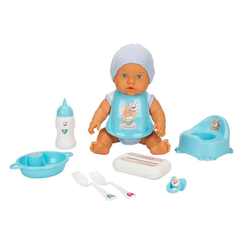 3823 Bebelou Bakım Zamanı Sesli Gülen Ağlayan Bebek 32 cm -