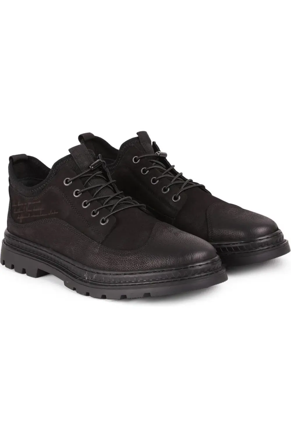 3831 Casual Hakiki Deri Nubuk Erkek Ayakkabı (KIŞ 24)