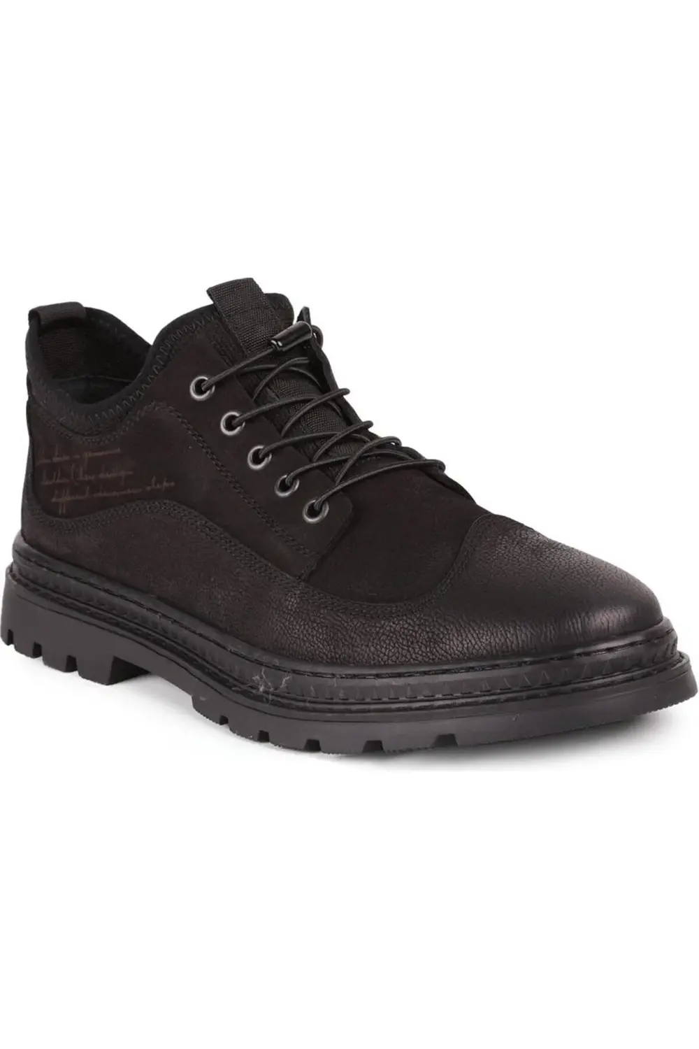 3831 Casual Hakiki Deri Nubuk Erkek Ayakkabı (KIŞ 24)