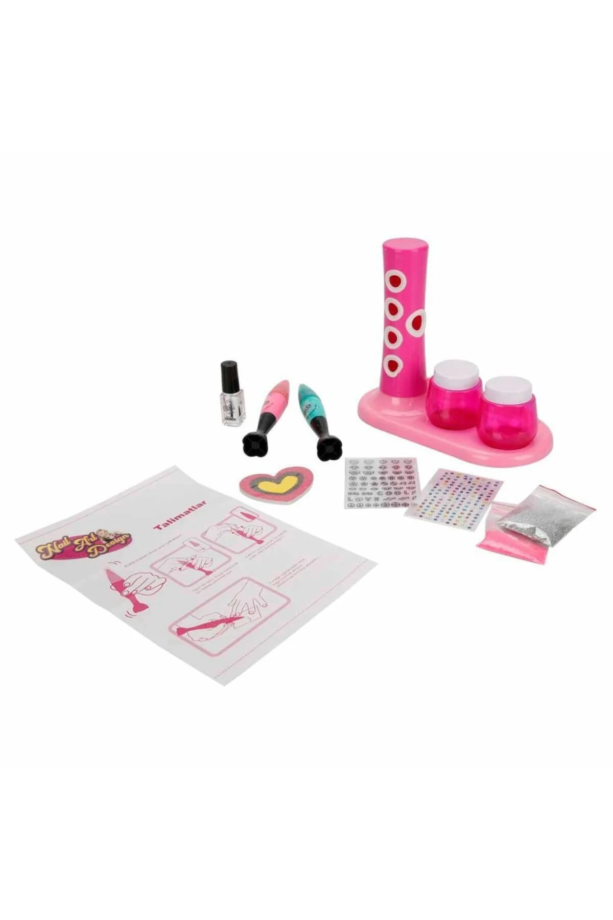 3847 Pretty Pinky 2in1 Tırnak Tasarım Seti -