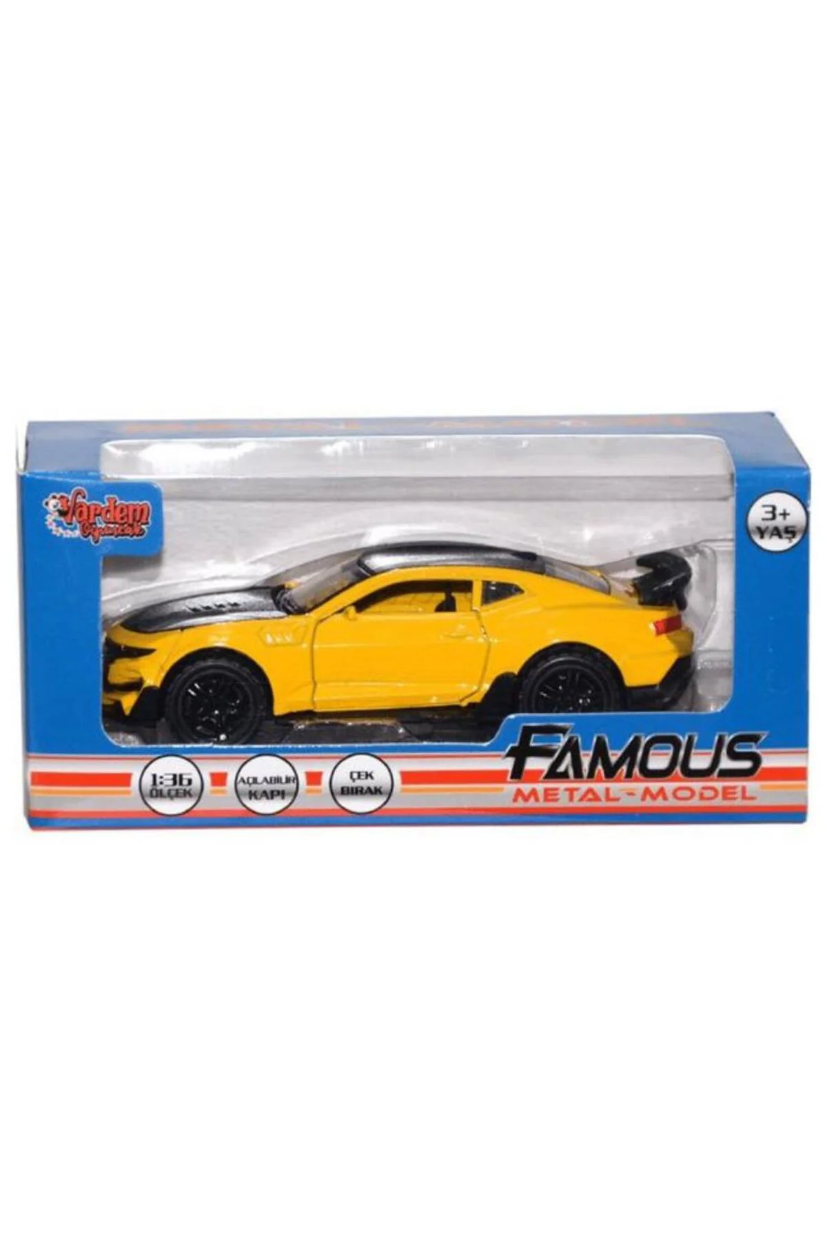 388-123456B - Ç/B SPOR ARABA 1:36 KUTULU (Lisinya) TYGOO