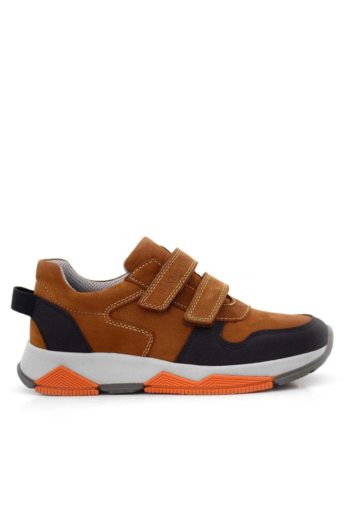 3880 Rakerplus Hakiki Deri Taba Çocuk Sneakers Spor Ayakkabı Cırtlı