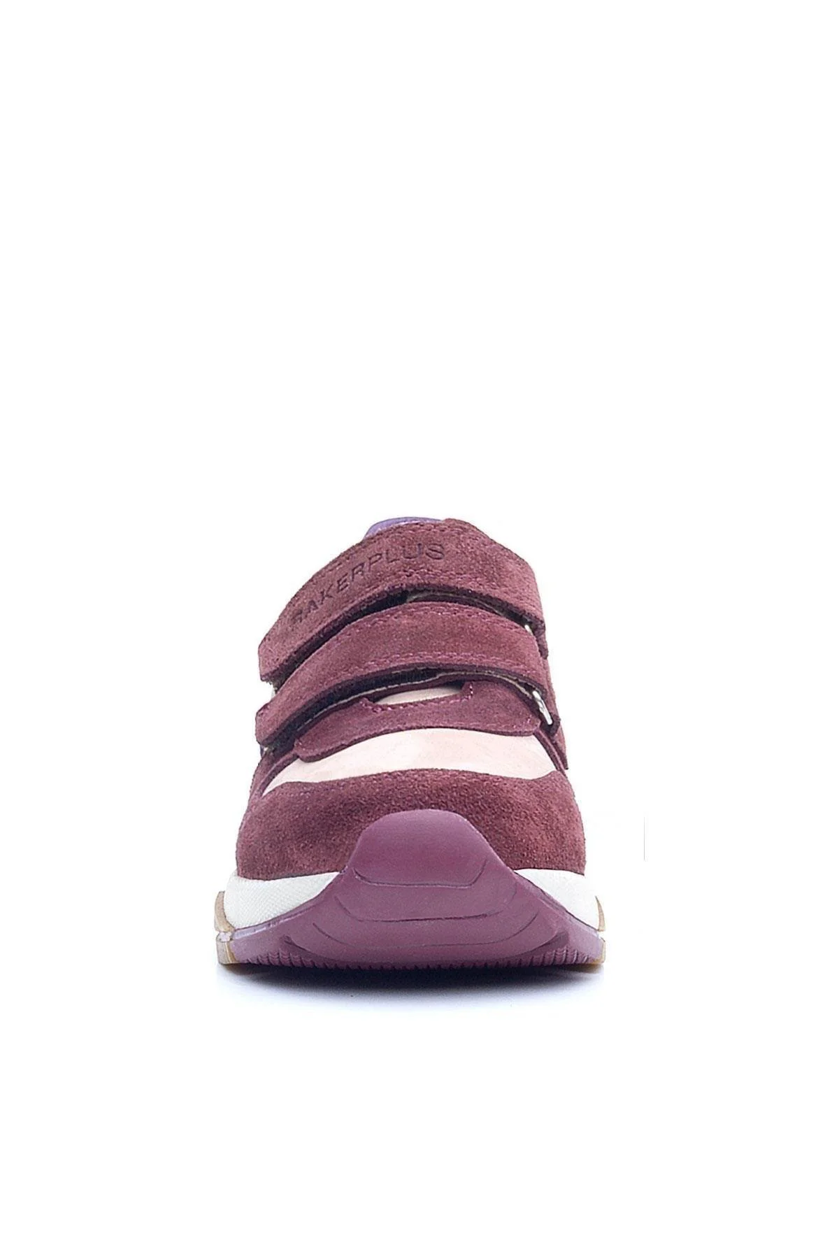 3880 Rakerplus Hakiki Deri Bordo Pembe Mor Çocuk Sneakers Spor Ay