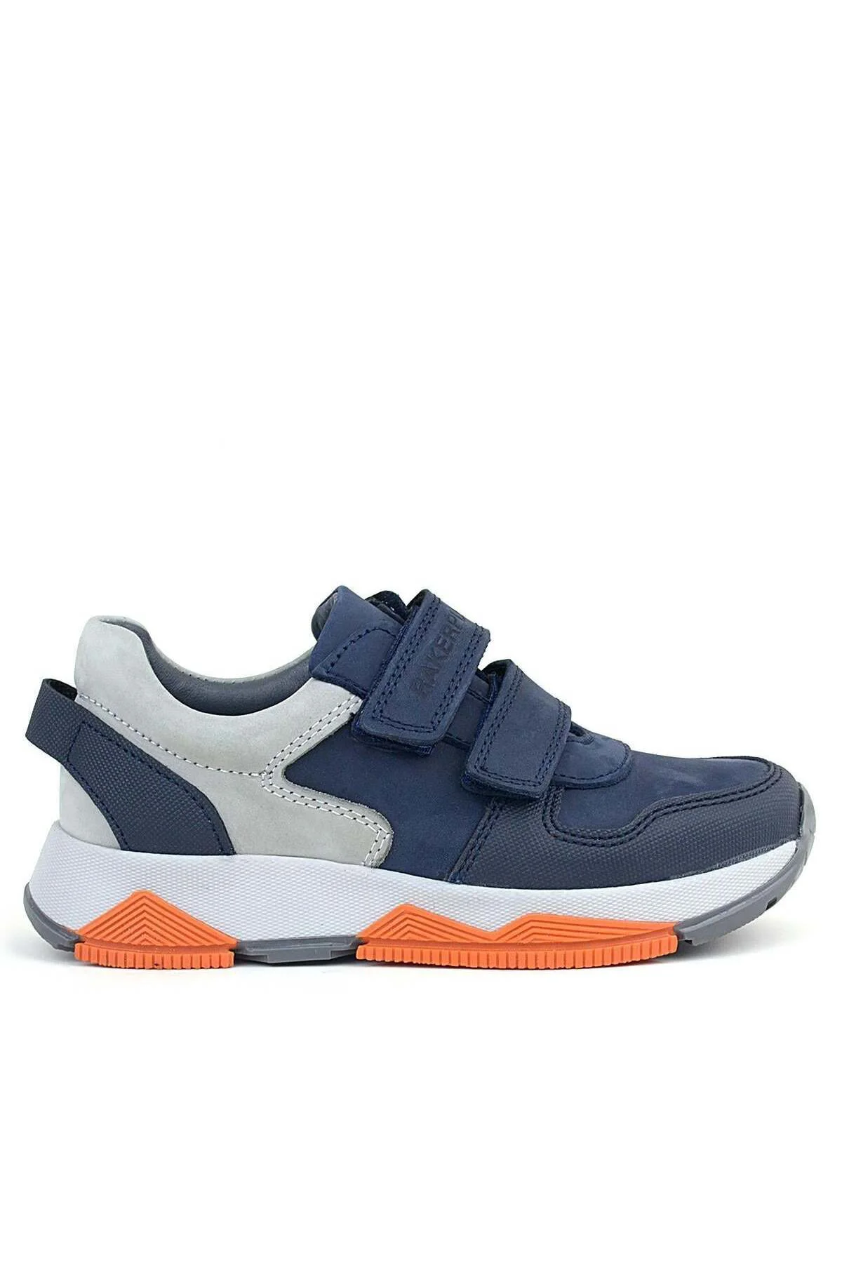 3880 Rakerplus Hakiki Deri Siyah-K.Gri Çocuk Sneakers Spor Ayakka