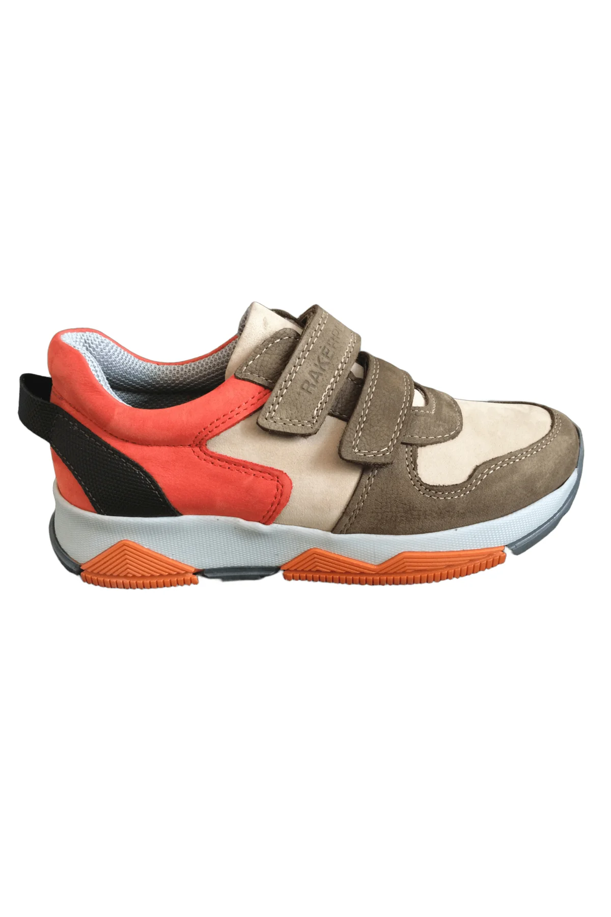 3880 Rakerplus Hakiki Deri Kum Rengi Çocuk Sneakers Spor Ayakkabı