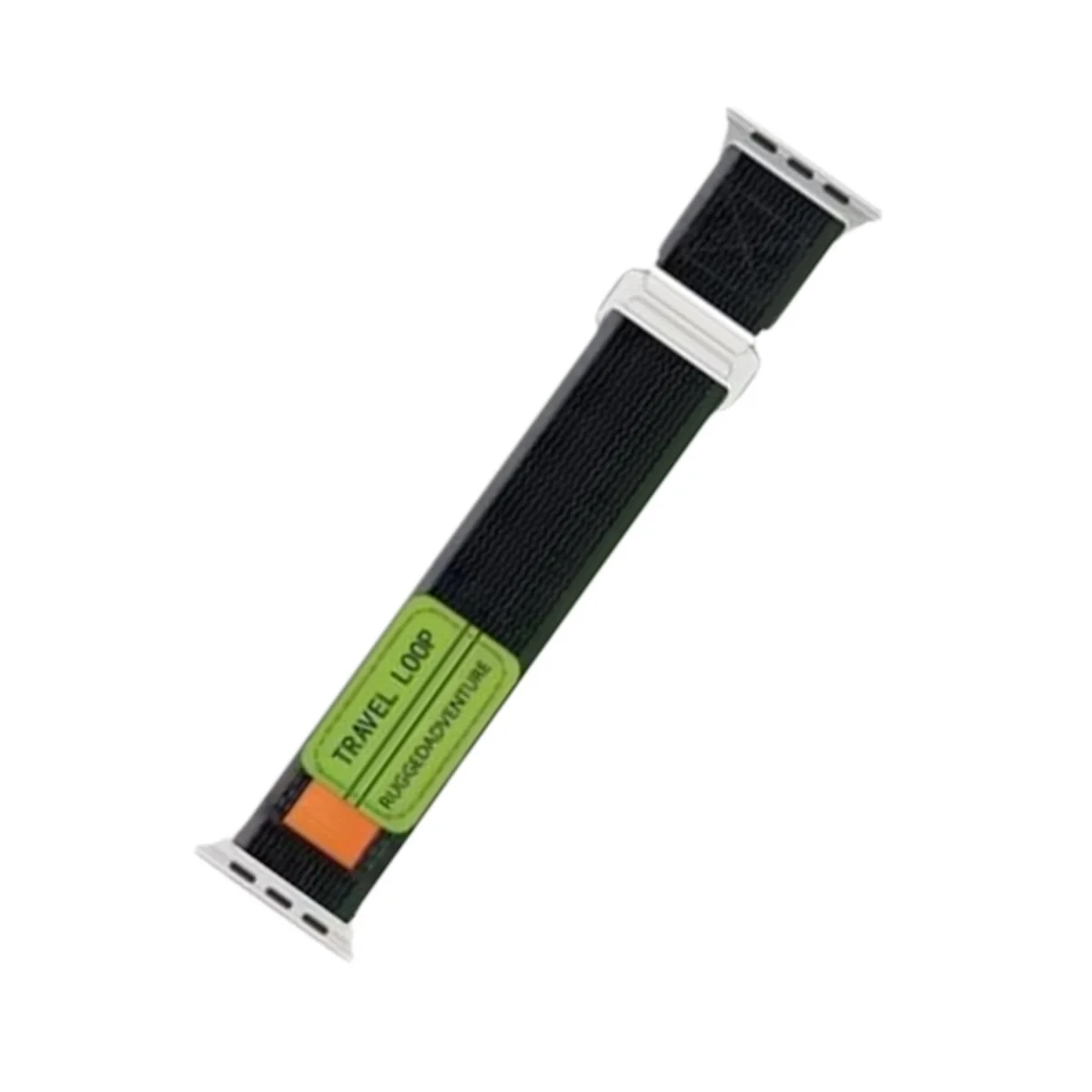 38mm Alice Kumaş Kordon Saat - Yeşil-Gri Çizgili Şıklık