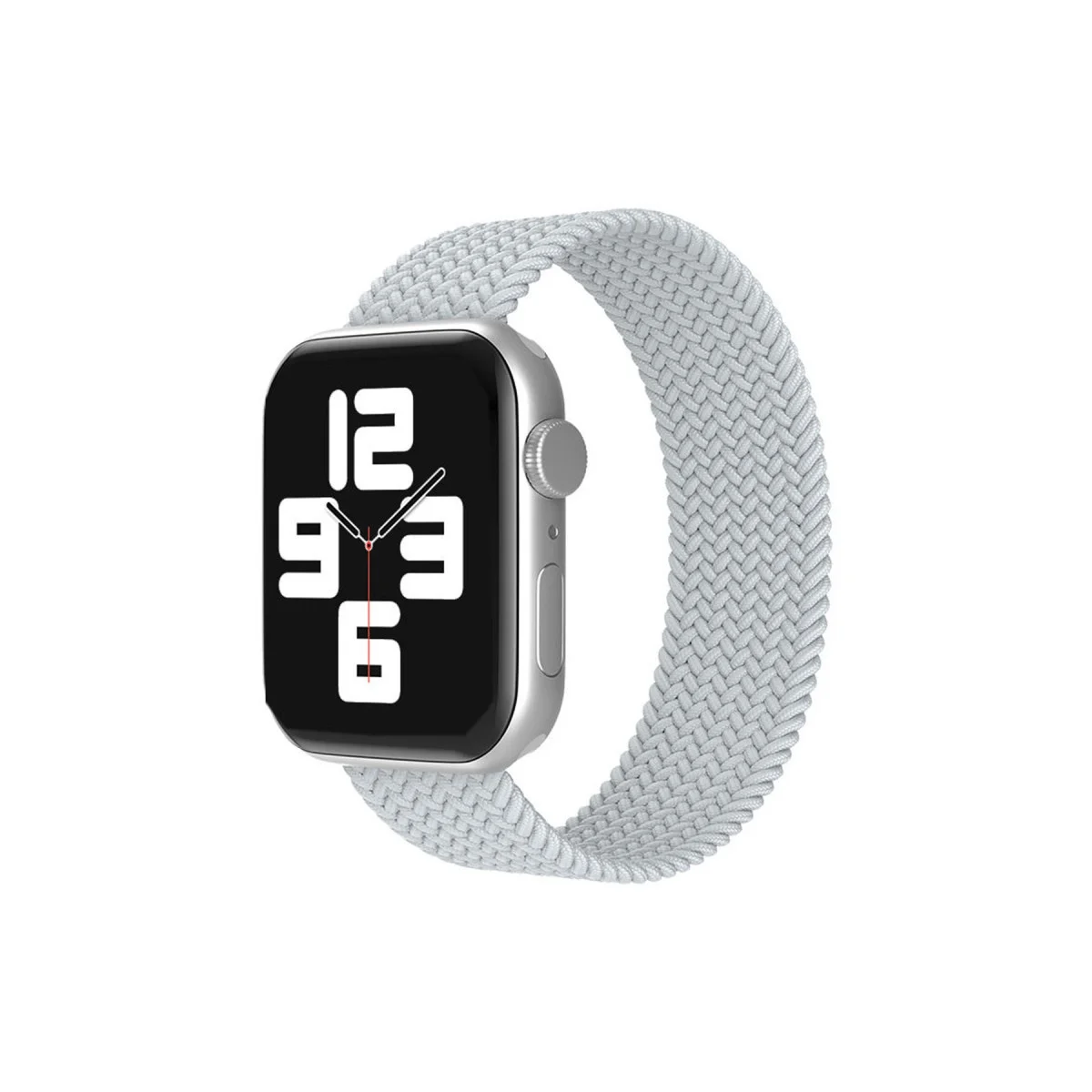 38mm Ayarlı Solo Silikon Kordon - Beyaz (Şık ve Spor Görünümlü Günlük Kullanım)
